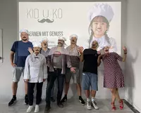 Gruppenbild mit den beteiligten Mediengestaltern.