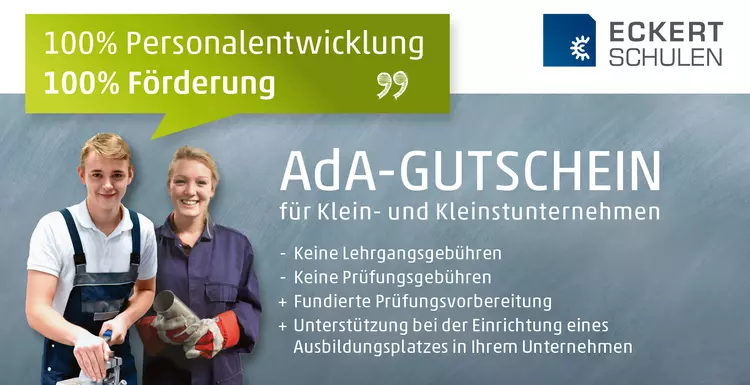 Initiative der Bundesregierung: 100% Förderung für AdA Kurse nur noch bis Ende 2019