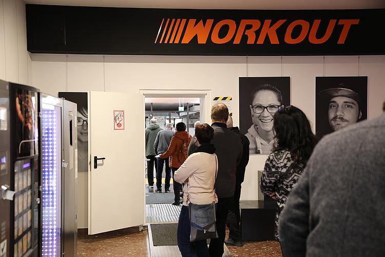 Die Impfaktion fand im Workout, Wohnheim 6 statt. Viele Mitarbeiter/-innen nahmen das Impfangebot dankend an. Foto: Eckert Schulen